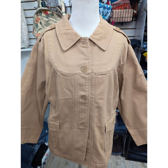 Motto Brown Jacket in 1X - Picture 2 of 5